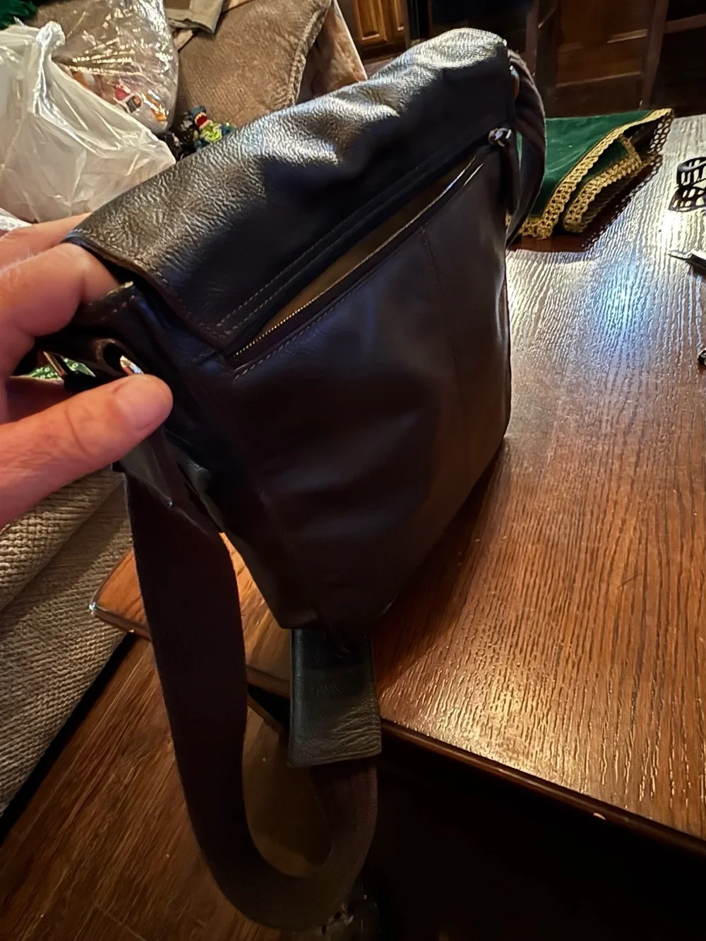 Picard Genuine Leather Messenger Bag Brown Crossbody Laptop Satchel Shoulder Bag
